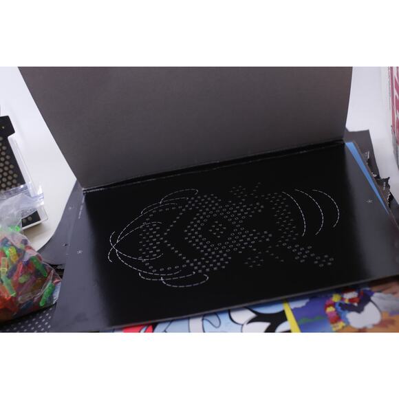 Light Brite, 1990, Milton, Bradley, Tons Of Papers And Accessories, Medium, Acti - Picture 6 of 8